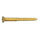 Fix master Wood screw, brass, countersunk head - DIN 7997 BRASS 5,0X60 - 1