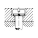 Lock washer for cylinder head screws - DIN 7980 ZN M30 - 3