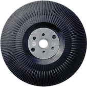 Support plate for fibre discs