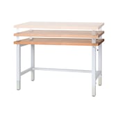 Workbenches, height-adjustable
