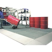 Floor protection trays