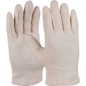Cotton gloves, knitted gloves