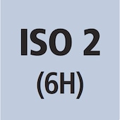 Toleranz ISO 2 (6H)