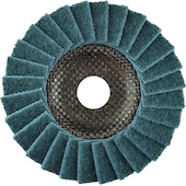 Non-woven abrasive flap discs