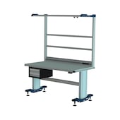 Fixed height-adjustable system workstations