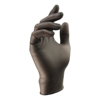 anthracite-coloured nitrile disposable gloves