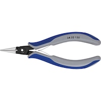 KNIPEX electronics gripping pliers 135 mm round pointed straight jaws
