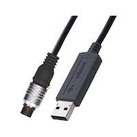 Câble de raccordement USB MITUTOYO 06AFM380E 2 m fiche ronde avec 6 broches
