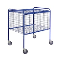 Mesh trolley with lid