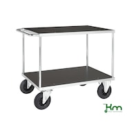 Series 500 zinc-plated table trolley, load capacity 500 kg