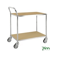 ESD table trolley with two load areas