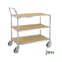 ESD table trolley with three load areas