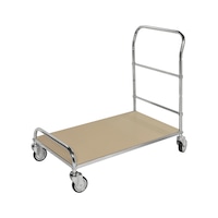 Platform trolley with push handle, ESD