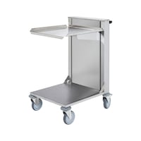 KONGAMEK platform trolley made of C3 stainless steel with load levelling function