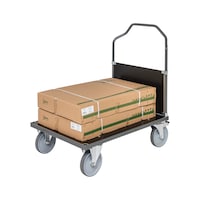 Platform trolley with front wall, ERGO series
