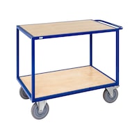 Tischwagen ERGO,blau, 1200 x 800 mm Tragfähigkeit 500 kg