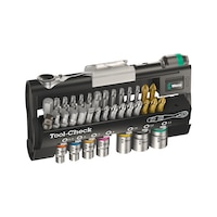 Tool-Check socket wrench and bit set 38&nbsp;pieces