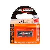 ANSMANN battery type LR 1 / 1.5 V, blister 1 piece