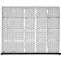 Compartment rails and compartment dividers 20 compartments for 750 x 600 mm drawers