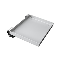 Trays with 0-45° clip-on profiles