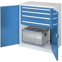 Heavy-duty cabinet without central partition
