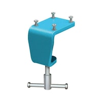Table clamp with clamping handle