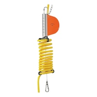 Spring balance with compressed air spiral hose, load capacity 0.5-3.0 kg