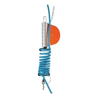 Spring balance with compressed air spiral hose, load-bearing capacity 2.0-14.0 kg