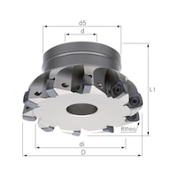 High-feed milling cutter