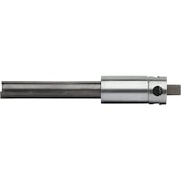 Extractor for screw taps with 3 flutes