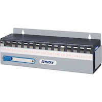 ORION Fühlerlehrenband 0,01-0,25 mm komplettes Sortiment im Wandhalter INOX