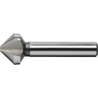 90° conical countersink HSS triple cutter with 3-edge shank