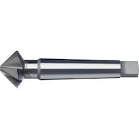Conical countersink, 90°, solid carbide, multi-flute cutter