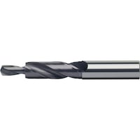 Stepped drill bit, short, type N solid carbide/TiAlN, 180°