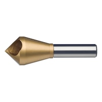Conical countersink, 90°, HSSE-TiN, single-bladed cutter