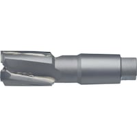 Piloted counterbore, 180°, with removable pilot, carbide-tipped
