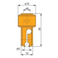 Radial gauge slide holder