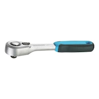 Reversible ratchet with reversing lever and pushbutton release, 127&nbsp;mm