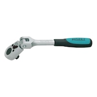 HAZET 1/2 inch reversible jointed ratchet, length 270 mm with 2-component handle