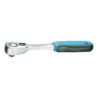 Reversible ratchet with reversing lever and locking head, 200&nbsp;mm