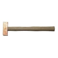 ORION copper hammer mallet shape 1.000 kg with hickory handle drawn version