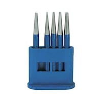 ORION drift punch/centre punch set, 6 pieces in holder
