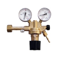 Cylinder pressure reducing valve for oxygen