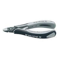 KNIPEX Elektronik-Seitenschneider ESD 125 mm runder Kopf mit kleiner Facette