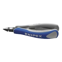 KNIPEX Elektronik-Seitenschneider 125 mm spitzer Kopf mit Facette