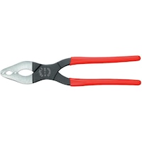 KNIPEX vehicle cone pliers 200 mm angled polished head with plastic handle