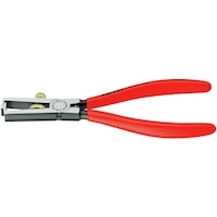 Wire stripping pliers with adjustment function and opening spring