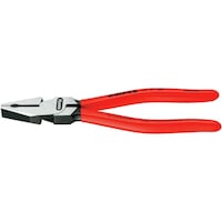Heavy-duty combination pliers with dipped grip covers