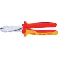VDE-insulated heavy-duty side cutters with 2-component grip cover