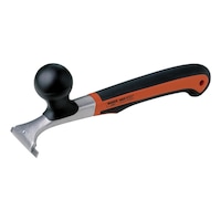 BAHCO ERGO paint scraper, twin handle, with flat cemented carbide blade, 65 mm
